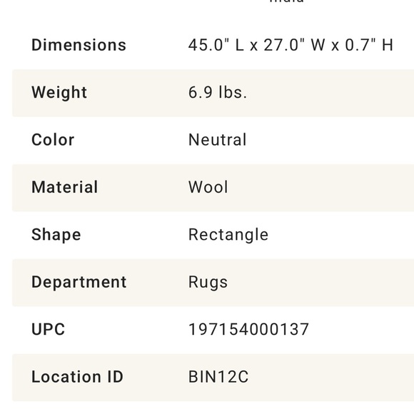 Crosby St. Lagon Ivory High-Low Accent Wool Rug, 2x4 - Picture 5 of 8